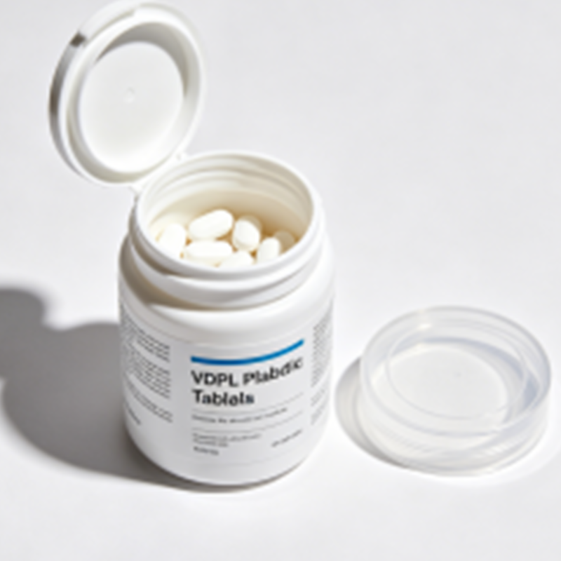 50ml 100ml Rund HDPE Medicin Pill Tom plastflaska